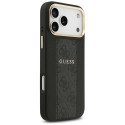 Kryt Guess 4G STRIPE MagSafe pro iPhone 17 Pro Max - černý