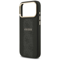 Kryt Guess 4G STRIPE MagSafe pro iPhone 17 Pro Max - černý