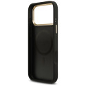Kryt Guess 4G STRIPE MagSafe pro iPhone 17 Pro Max - černý