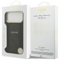 Kryt Guess 4G STRIPE MagSafe pro iPhone 17 Pro Max - černý