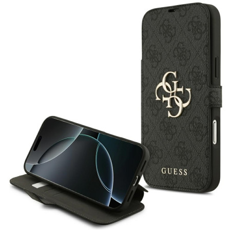Kryt GUESS 4G METAL LOGO pro iPhone 17 Pro Max - černý