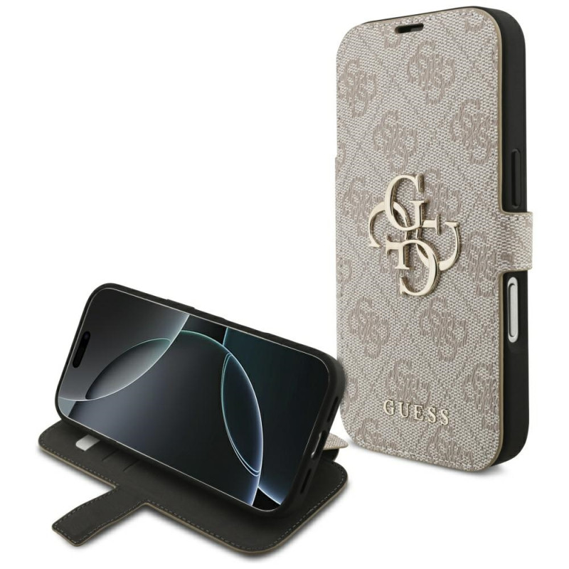Kryt Guess 4G METAL LOGO pro iPhone 17 Pro - růžový