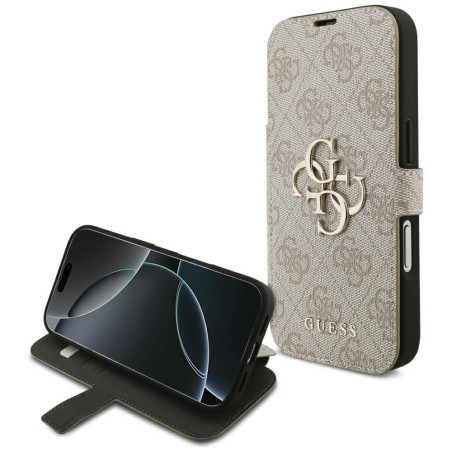Kryt Guess 4G METAL LOGO pro iPhone 17 Pro - růžový