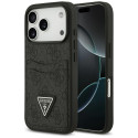 Kryt Guess TRIANGLE pro iPhone 17 Pro - černý