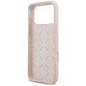 Kryt Guess SILICONE BIG 4G SCRIPT iPhone 17 Pro Max - růžová