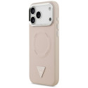 Kryt Guess Triangle Logo MagSafe iPhone 17 Pro - růžová