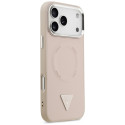 Kryt Guess Triangle Logo MagSafe iPhone 17 Pro - růžová