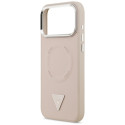 Kryt Guess Triangle Logo MagSafe iPhone 17 Pro - růžová