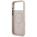 Kryt Guess Triangle Logo MagSafe iPhone 17 Pro - růžová