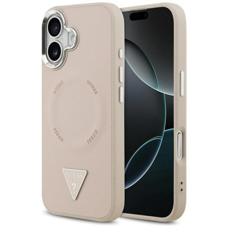 Kryt Guess Triangle Logo MagSafe iPhone 17 - pink