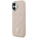 Kryt Guess Triangle Logo MagSafe iPhone 17 - pink