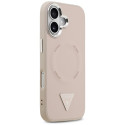 Kryt Guess Triangle Logo MagSafe iPhone 17 - pink