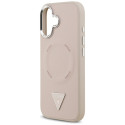 Kryt Guess Triangle Logo MagSafe iPhone 17 - pink