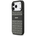 Kryt DKNY Repeat Texture Pattern pro iPhone 17 Pro – černá