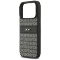 Kryt DKNY Repeat Texture Pattern pro iPhone 17 Pro – černá