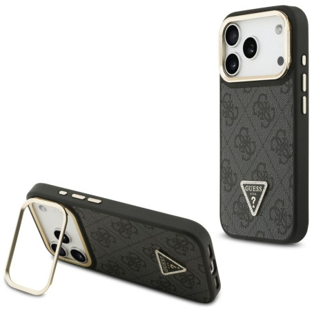 Kryt Guess 4G PU Triangle iPhone 17 Pro - black