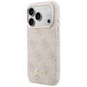 Kryt Guess 4G Script MagSafe pro iPhone 17 Pro Max - pink