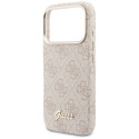 Kryt Guess 4G Script MagSafe pro iPhone 17 Pro Max - pink