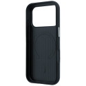 Kryt Mercedes Leather Semi Wrap Iconic Line iPhone 17 Pro černý
