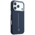 Kryt Mercedes Iconic Line MagSafe pro iPhone 17 Pro – navy blue