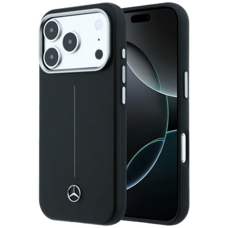 Kryt Mercedes iCONIC LINE MagSafe pro iPhone 17 Pro Max – černý