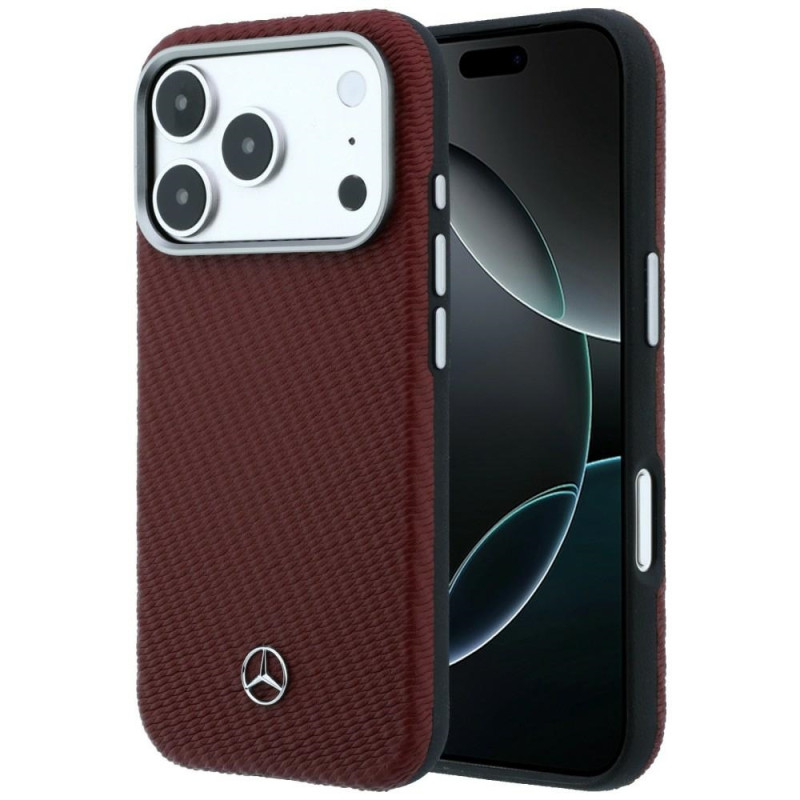 Kryt Mercedes iPhone 17 Pro - červený