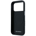 Kryt Mercedes Leather MagSafe pro iPhone 17 Pro Max - černý