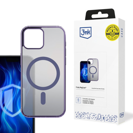 Kryt 3mk Frosty MagCase pro iPhone 15 Plus – purple