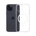 Kryt 3mk Clear MagCase MagSafe pro iPhone 15 Plus - transparent