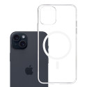 Kryt 3mk Clear MagCase MagSafe pro iPhone 15 Plus - transparent