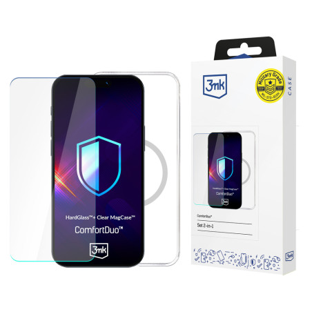 Kryt 3mk ComfortDuo pro iPhone 17 - transparent