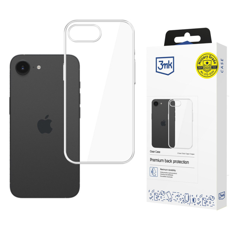 Kryt 3mk CLEAR CASE pro iPhone 16E - transparentní