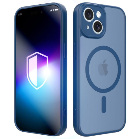Kryt 3mk Misty MagCase iPhone 15 - modrá