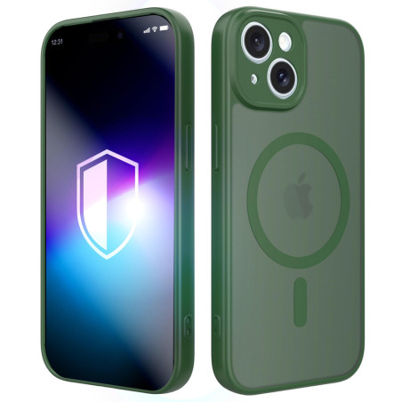 Kryt 3mk Misty MagCase pro iPhone 15 - zelená