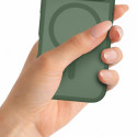 Kryt 3mk Misty MagCase pro iPhone 15 - zelená