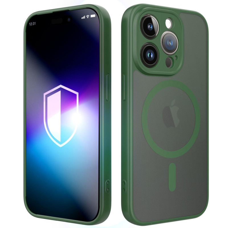 Kryt 3mk MISTY MAGCASE pro iPhone 15 Pro - zelený