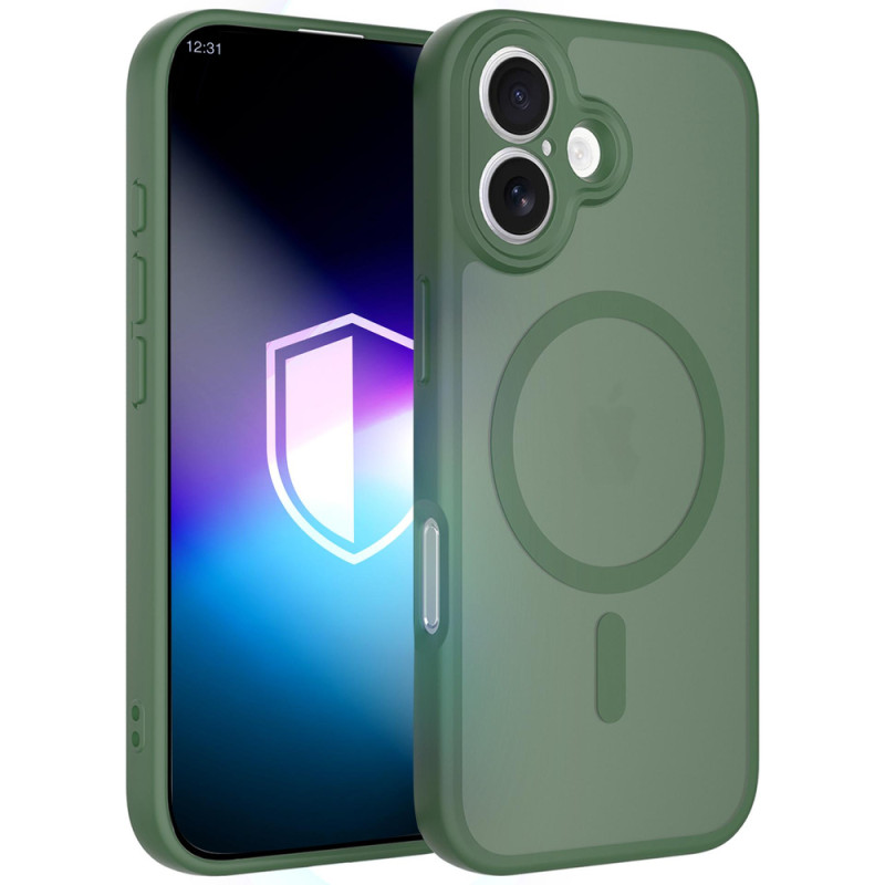 Kryt 3mk MISTY MAGCASE pro iPhone 17 - green