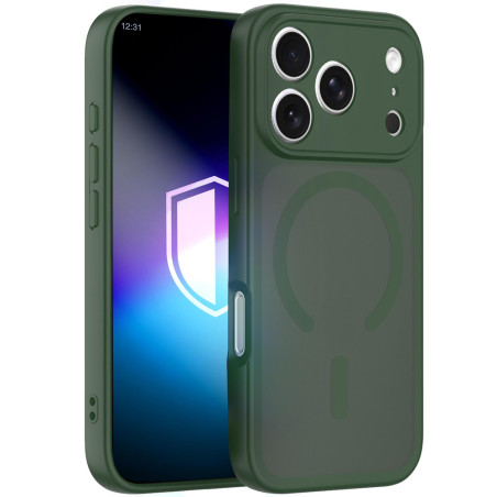 Kryt 3mk Misty MagCase iPhone 17 Pro - zelený