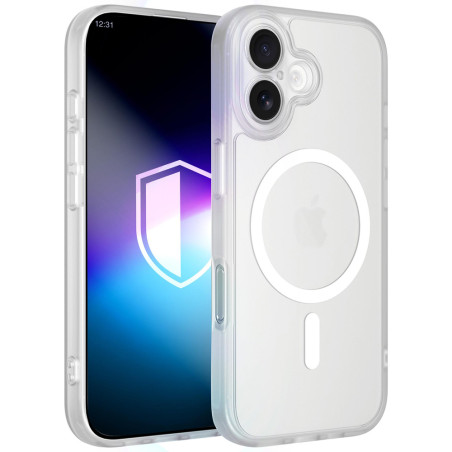Kryt 3mk Misty MagCase pro iPhone 16 - bílá