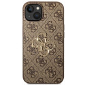 Kryt Guess 4G BIG METAL LOGO pro iPhone 14 - hnědý