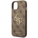 Kryt Guess 4G BIG METAL LOGO pro iPhone 14 - hnědý
