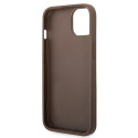 Kryt Guess 4G BIG METAL LOGO pro iPhone 14 - hnědý