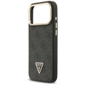 Kryt Guess 4G PU Triangle pro iPhone 17 Pro Max - černý