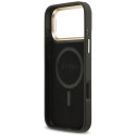 Kryt Guess 4G PU Triangle pro iPhone 17 Pro Max - černý