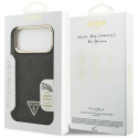 Kryt Guess 4G PU Triangle pro iPhone 17 Pro Max - černý
