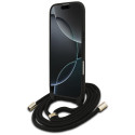 Pouzdro Guess 4G BIG LOGO CORD pro iPhone 17 Air - hnědá