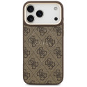 Kryt Guess 4G PU Classic Logo MagSafe pro iPhone 17 Pro Max - hnědá
