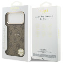 Kryt Guess 4G PU Classic Logo MagSafe pro iPhone 17 Pro Max - hnědá