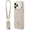 Kryt Guess 4G Strass Logo iPhone 17 Pro Max - růžová