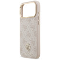 Kryt Guess 4G Strass Logo iPhone 17 Pro Max - růžová